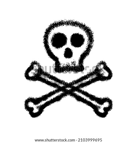 Similar – Image, Stock Photo Pirate head, ink black and white drawing