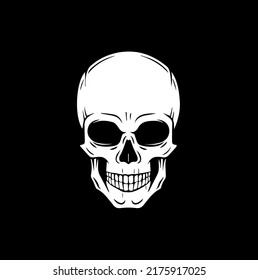 Skull and Bones Pirate graphic art.T shirt design