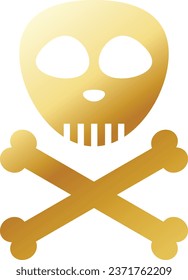 skull and bones Vector image or clip art