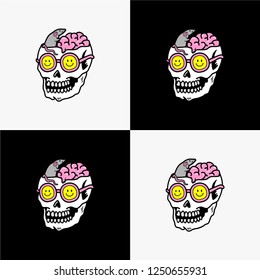 skull brain rat
