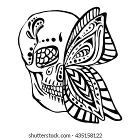 Penguin Zentangle Stylized Vector Illustration Freehand Stock Vector ...