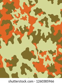 Skull camouflage seamless pattern.Unique design.Vector illustration