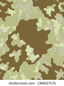Skull camouflage seamless pattern.Vector illustration