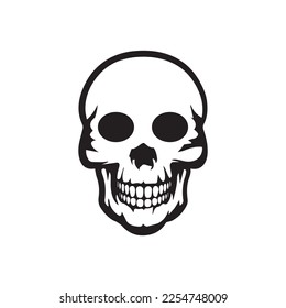 skull can be used for logo, icon tattoo