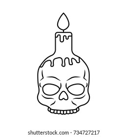 Skull   candle