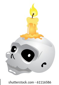 Skull Candle-vector