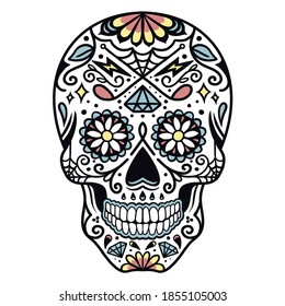 skull candy illustrations retro oldskull vetor