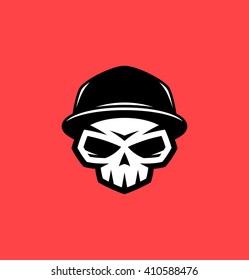 Skull in cap