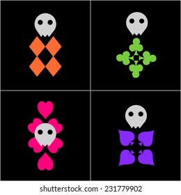 Skull card