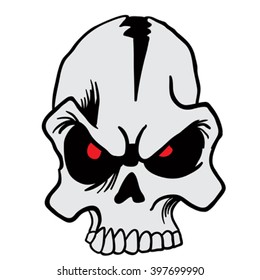 skull cartoon