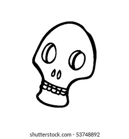skull cartoon