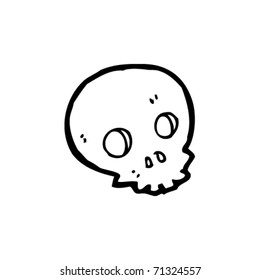 skull cartoon