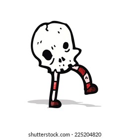 skull cartoon character