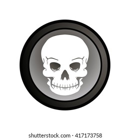 Skull Circle Stock Vector (Royalty Free) 417173758 | Shutterstock