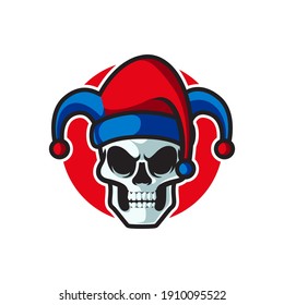 Skull Clown E Sport Mascot Logo