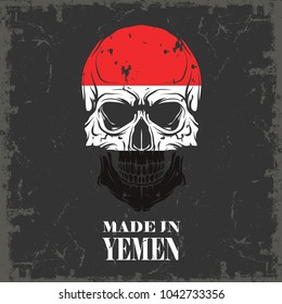 Skull color of the flag