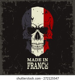 Skull color of the flag