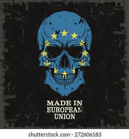 Skull color of the flag