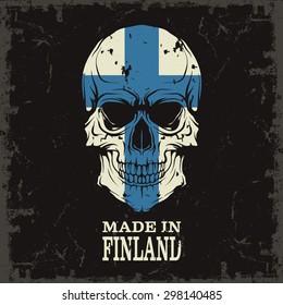 Skull color of the flag