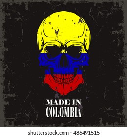 Skull color of the flag
