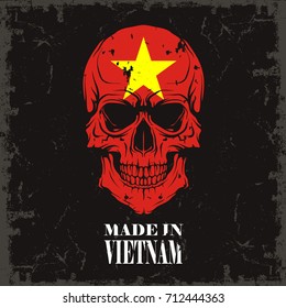 Skull color of the flag