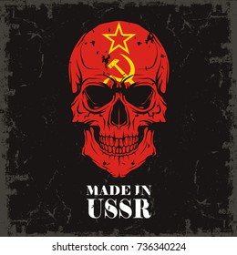 Skull color of the flag