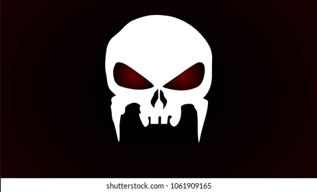 skull concept vector
