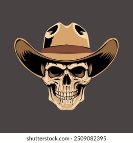 Skull Cowboy Inspired in skull and cowboy. You can use in T-shirt and other merch