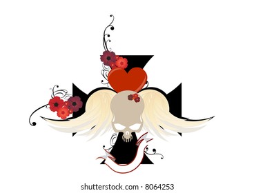 skull cross