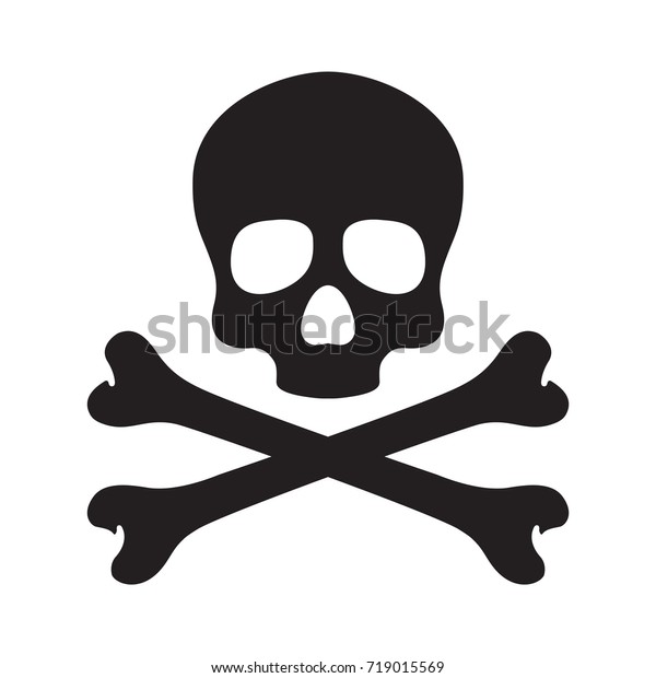 Skull cross bone Halloween illustration wallpaper\
background vector doodle