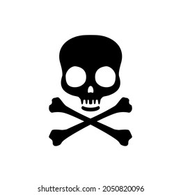 Skull Cross Bones Symbol Danger Illustration Stock Vector (royalty Free 