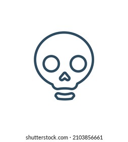 Skull crossbone vector pirate icon logo Halloween ghost graphic symbol illustration