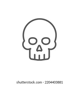 Skull crossbone vector pirate icon logo Halloween ghost graphic symbol illustration