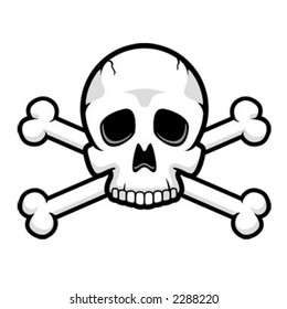 A skull and crossbones.