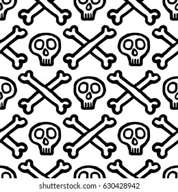 skull with cross-bones.