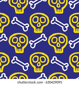 skull with cross-bones.