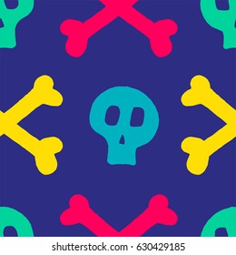 skull with cross-bones.