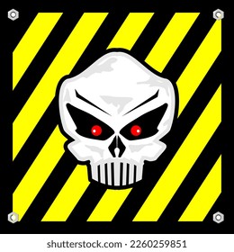 skull and crossbones, board vector