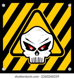 skull and crossbones, board vector