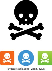 Skull and crossbones icon