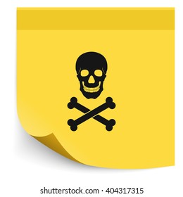 Skull and crossbones icon.