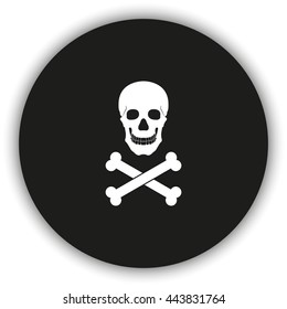 Skull and crossbones icon.