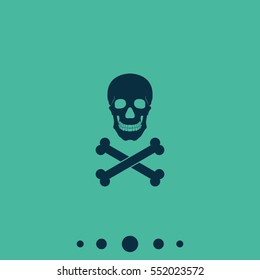 Skull and crossbones icon.