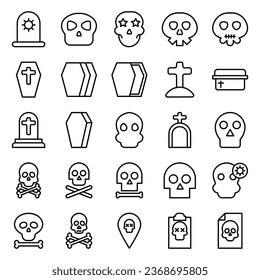 Skull-and-Crossbones-Symbol auf dem Hintergrund, Vektorgrafik