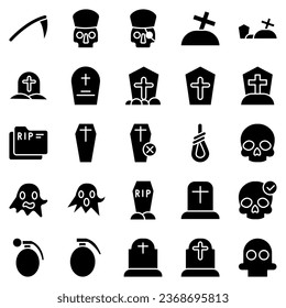 Skull and Crossbones Icon on Background Vector illustration