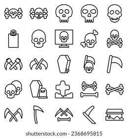 Skull-and-Crossbones-Symbol auf dem Hintergrund, Vektorgrafik