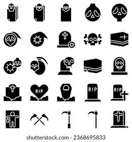 Skull and Crossbones Icon on Background Vector illustration