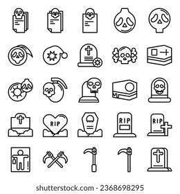 Skull and Crossbones Icon on Background Vector illustration