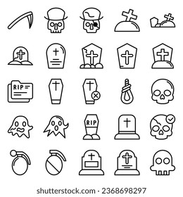 Skull and Crossbones Icon on Background Vector illustration