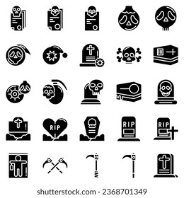 Skull and Crossbones Icon on Background Vector illustration